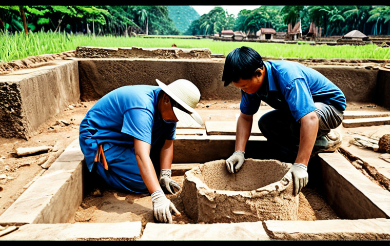 문화재수리기술자 경력 개발을 위한 팁 - Traditional Thai Artisan**

"A skilled Thai artisan meticulously restoring a delicate mural inside a...